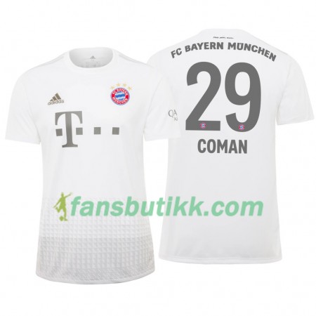 Fotballdrakt FC Bayern München Kingsley Coman 29 Bortetrøye 2019-2020 Kortermet